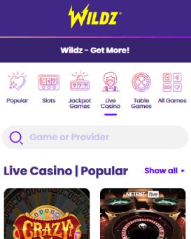 wildz casino mobile app